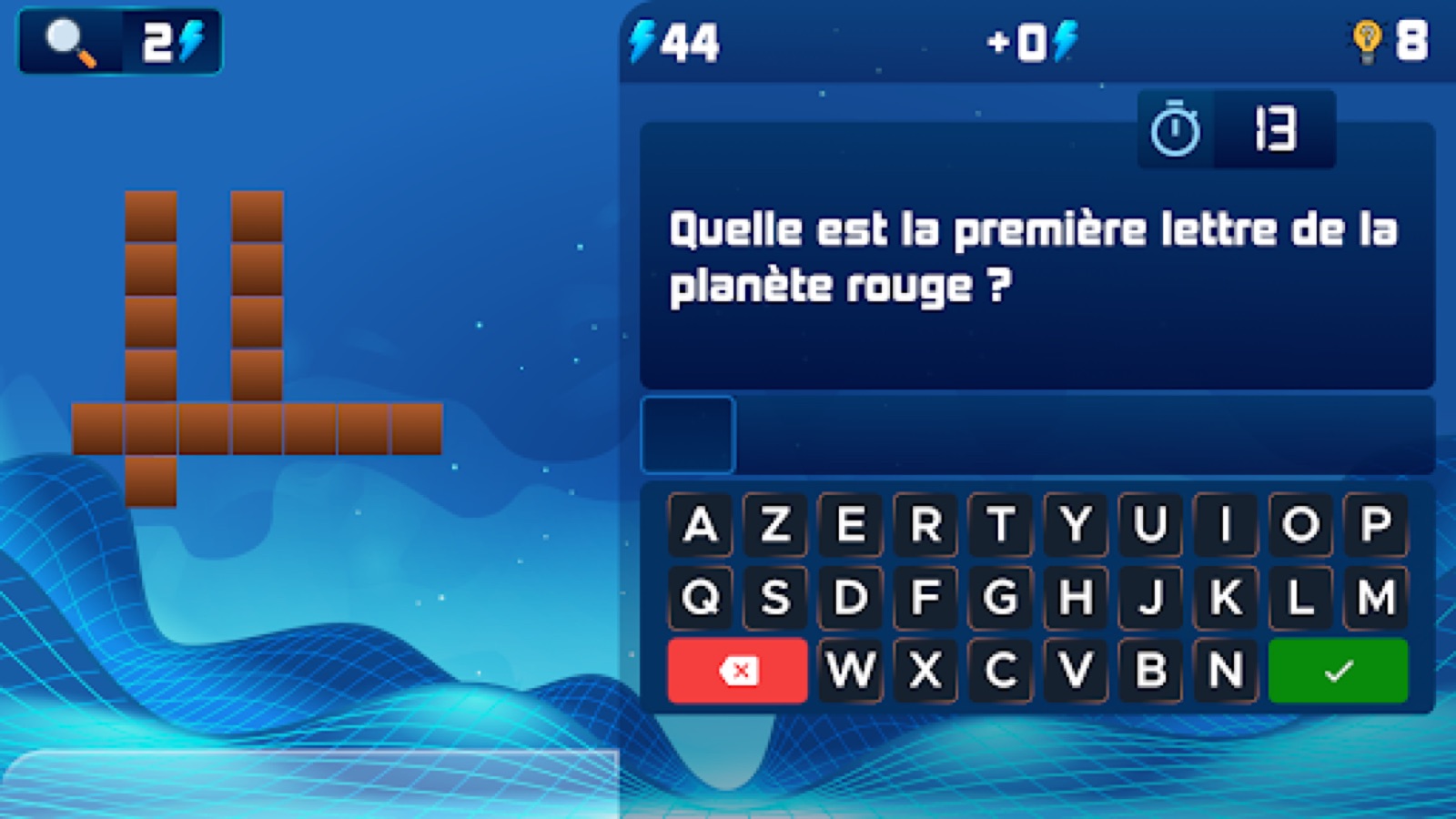 Capture d'écran 4 de SLAM: Mots Croisés & Quiz