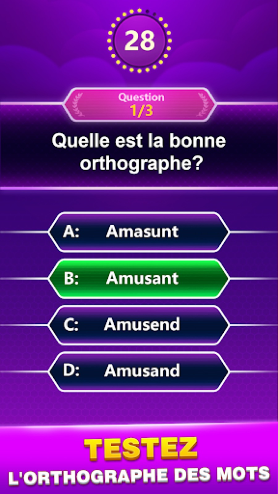 Couverture de Spelling Quiz - Jeu de mots