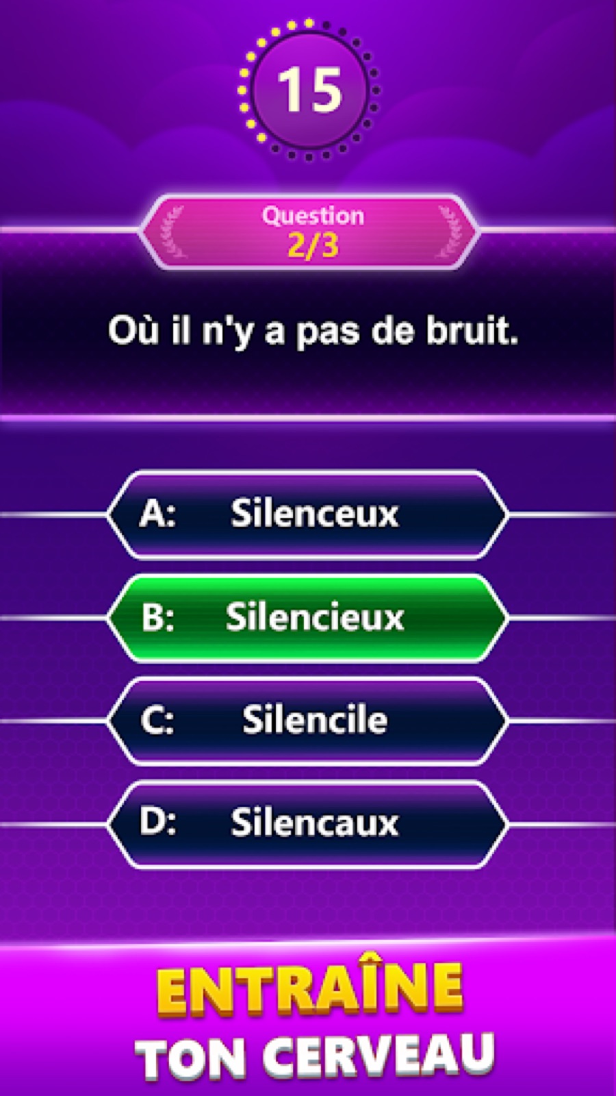 Capture d'écran 2 de Spelling Quiz - Jeu de mots