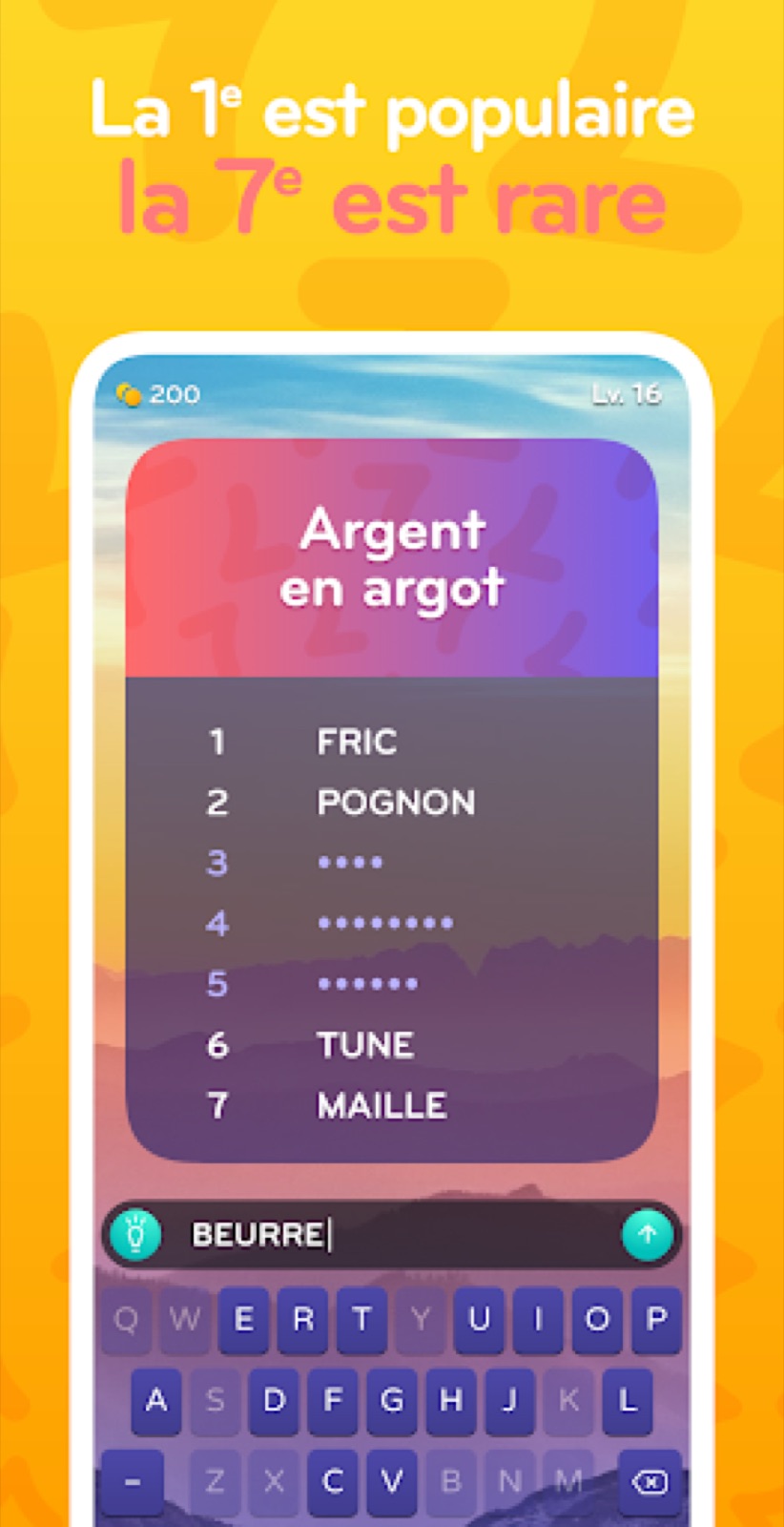 Capture d'écran 2 de Top 7 : un thème, 7 réponses