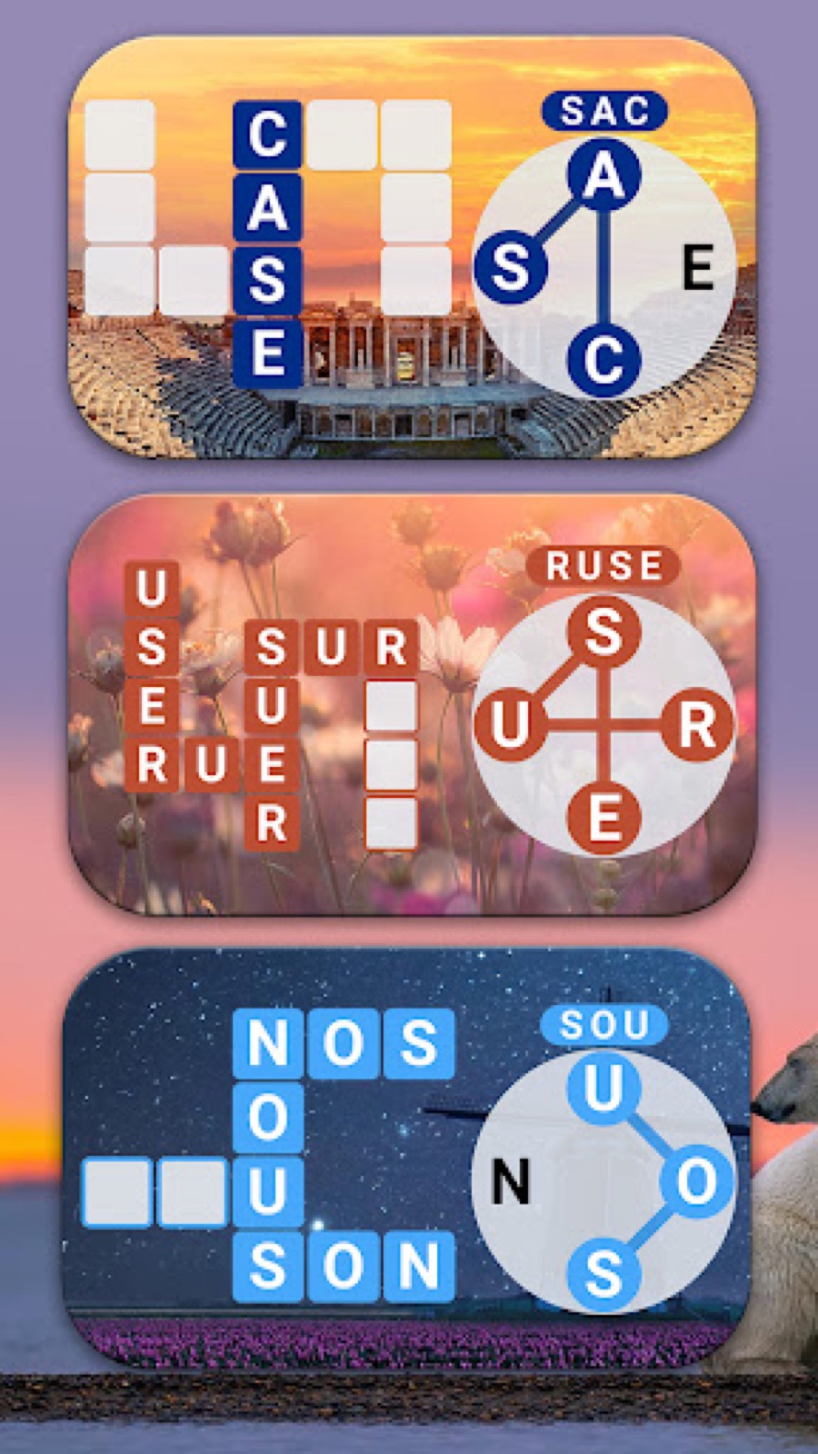 Capture d'écran 3 de Univers des Mots: Mots Croisés