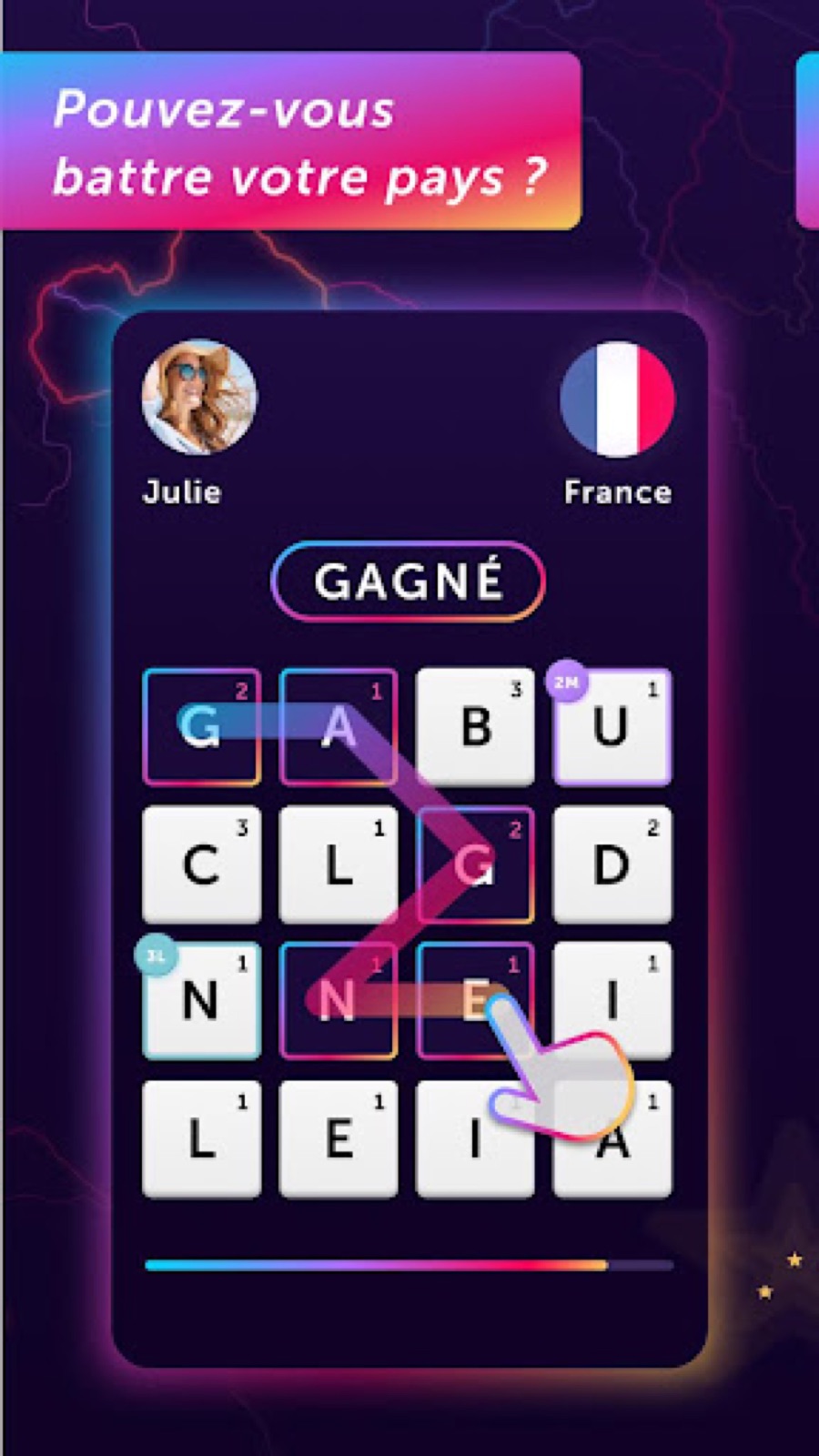 Capture d'écran 3 de Word Blitz