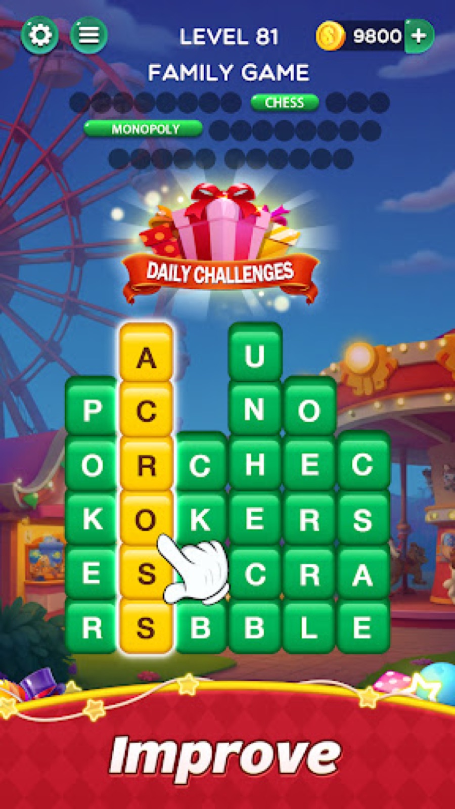 Capture d'écran 2 de Word Crush - Jeu de mots