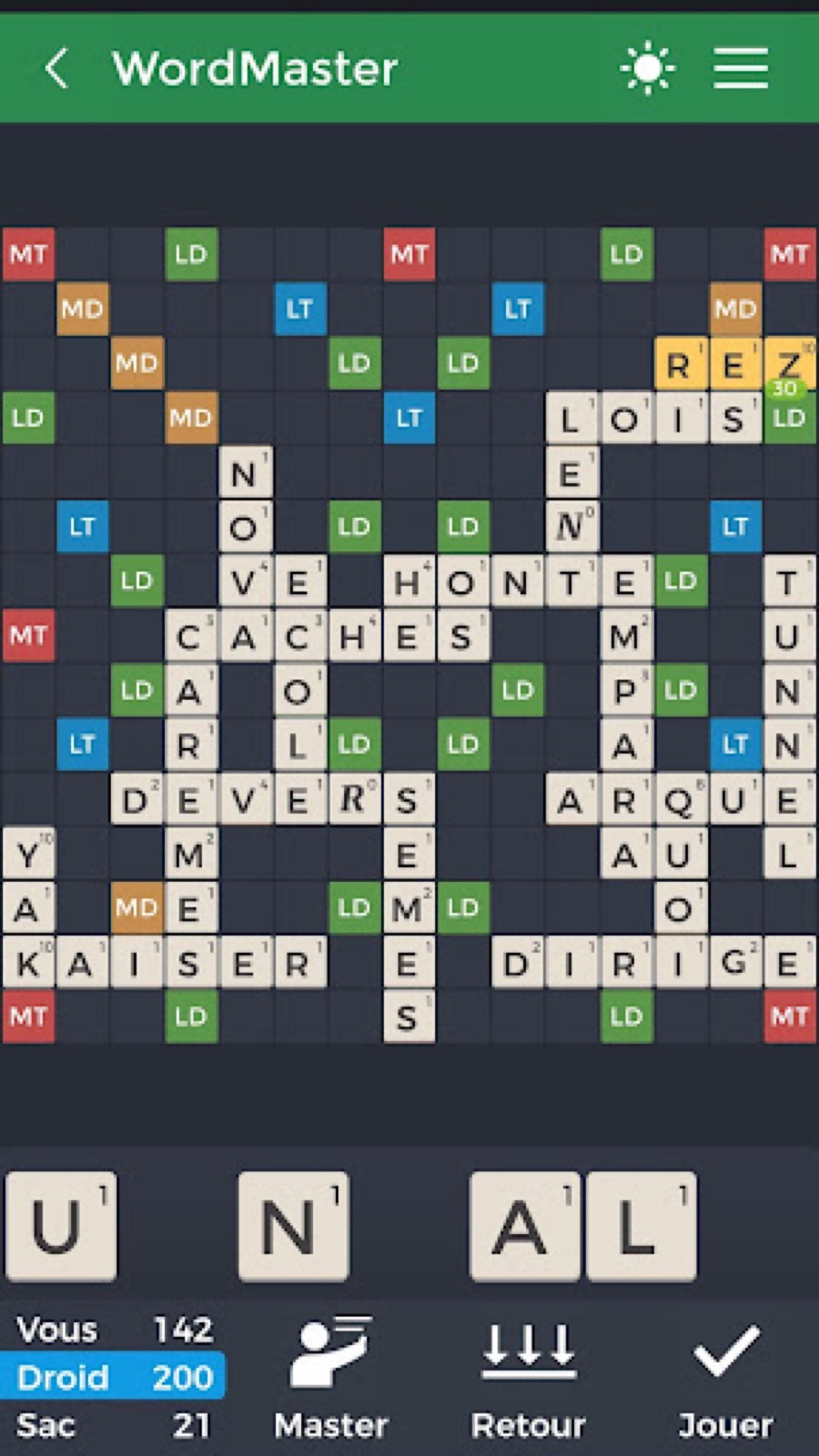 Capture d'écran 4 de Word Master - Mots Croisés