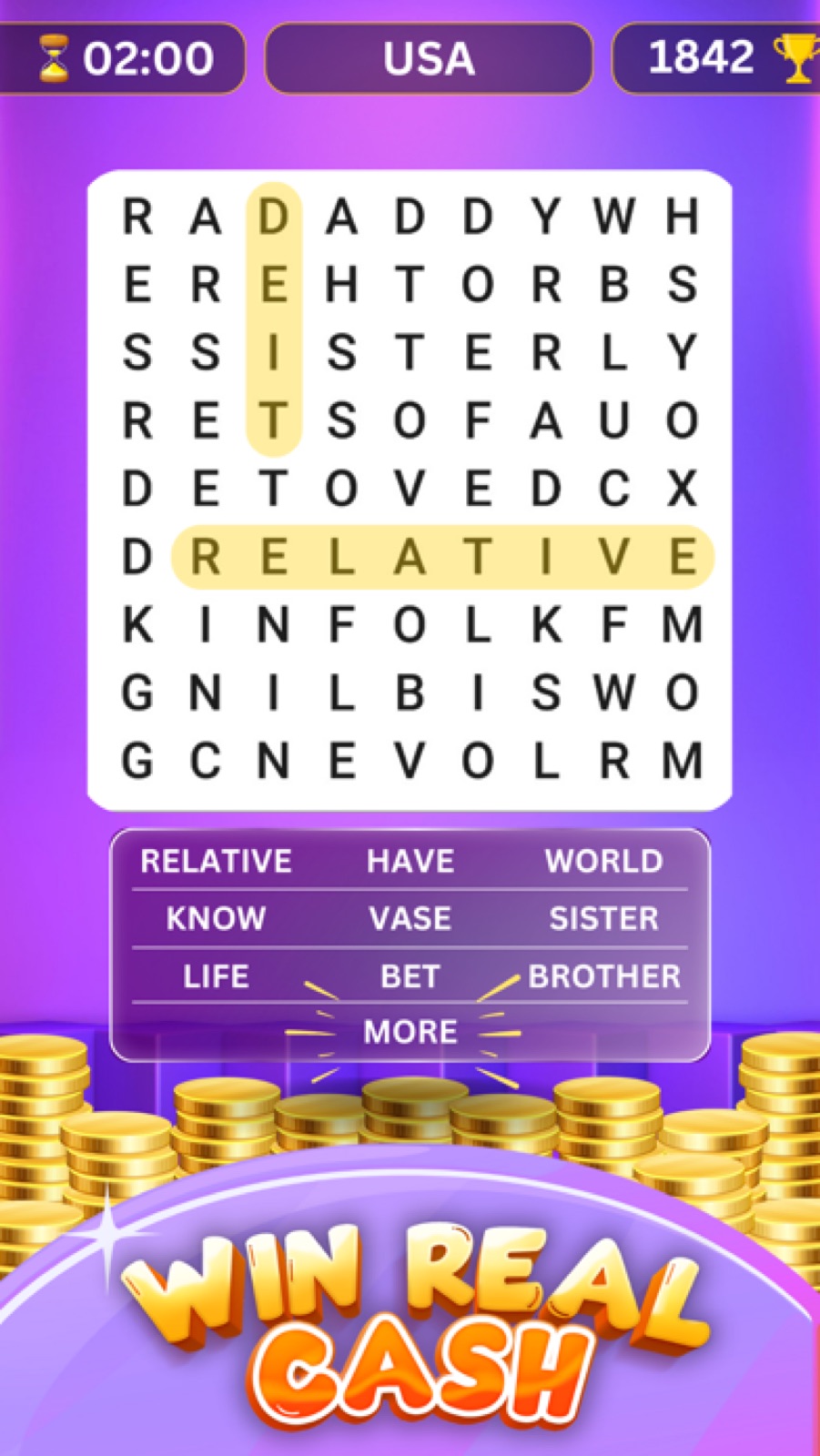 Couverture de Word Search make real money