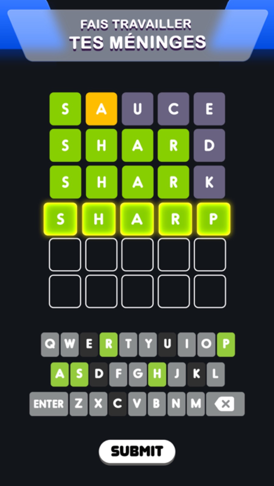 Capture d'écran 3 de Wordle!