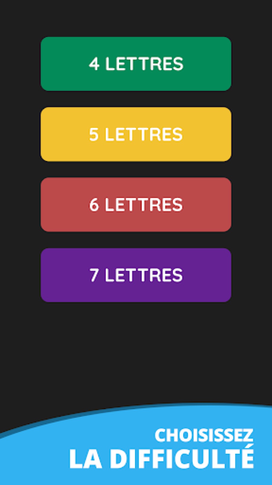 Capture d'écran 4 de Wordling! Défi de Mots